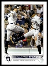 2022 Topps Series one Fenway Park Fireworks New York Yankees #399