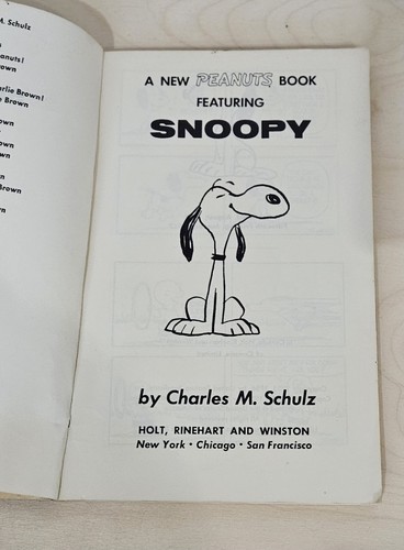 Vintage Charles M. Schultz Snoopy Comic Book 1967 Printing - Picture 5 of 6