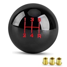 5 Speed Car Racing Gear Shift Shifter knob, Resin Polished 5 Speed Small Font