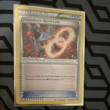 Pokémon Houndoom Spirit Link Trainer Item Card Breakthrough 142/162 Uncommon