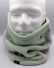 Nike Jordan Neck Warmer Men's PolarTec Fleece Light Silver/Lt Mint/Black