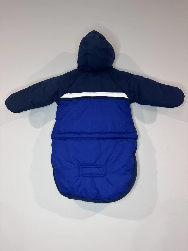 Cochecito acolchado vintage Oshkosh bebé 0-6 meses cochecito cochecito traje de nieve banderín Foto 2 de 4