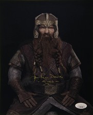 John Rhys-Davies Signed 8x10 Lord Of The Rings Gimli 3 Autographed JSA