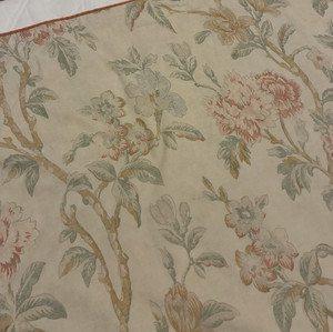 CHAPS FLORAL JACOBEAN FLORAL RED/GOLD/GREEN SET OF 2 PILLOW SHAMS