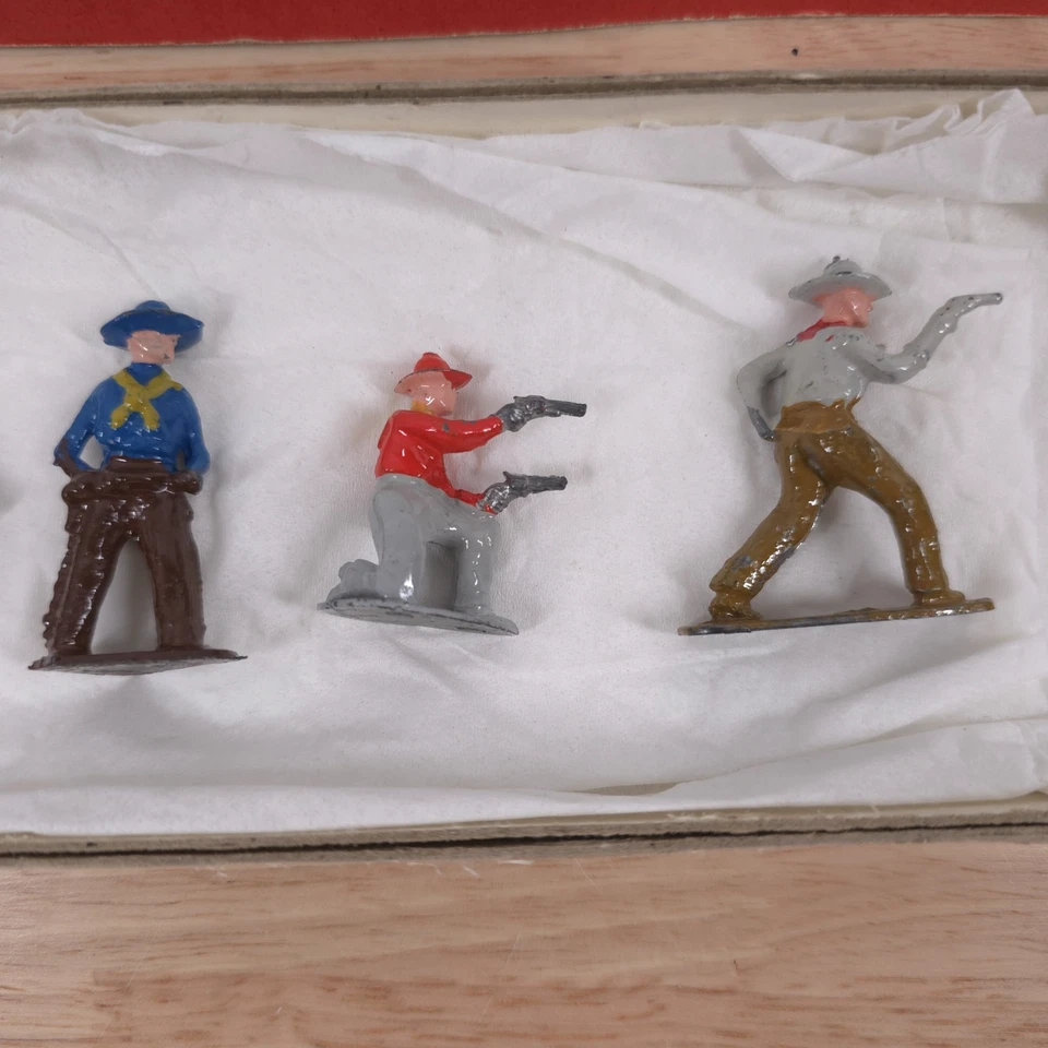 Vintage Johillco Cowboy SERIE Ref. Juego de 6 vaqueros 301X en caja Foto 4 de 4