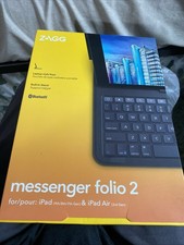 ZAGG Messenger Folio 2 Keyboard Case for iPad 9th/8th/7th Gen  Air 3rd Gen NEW