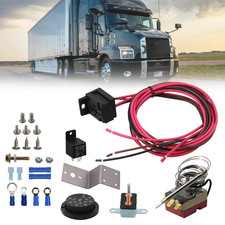 Adjustable Electric Radiator Fan Thermostat Controller Relay Wire Harness Switch