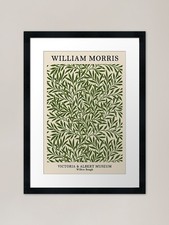 Willow Bough by William Morris - Po Framed Wall Art Poster Canvas Print Picture