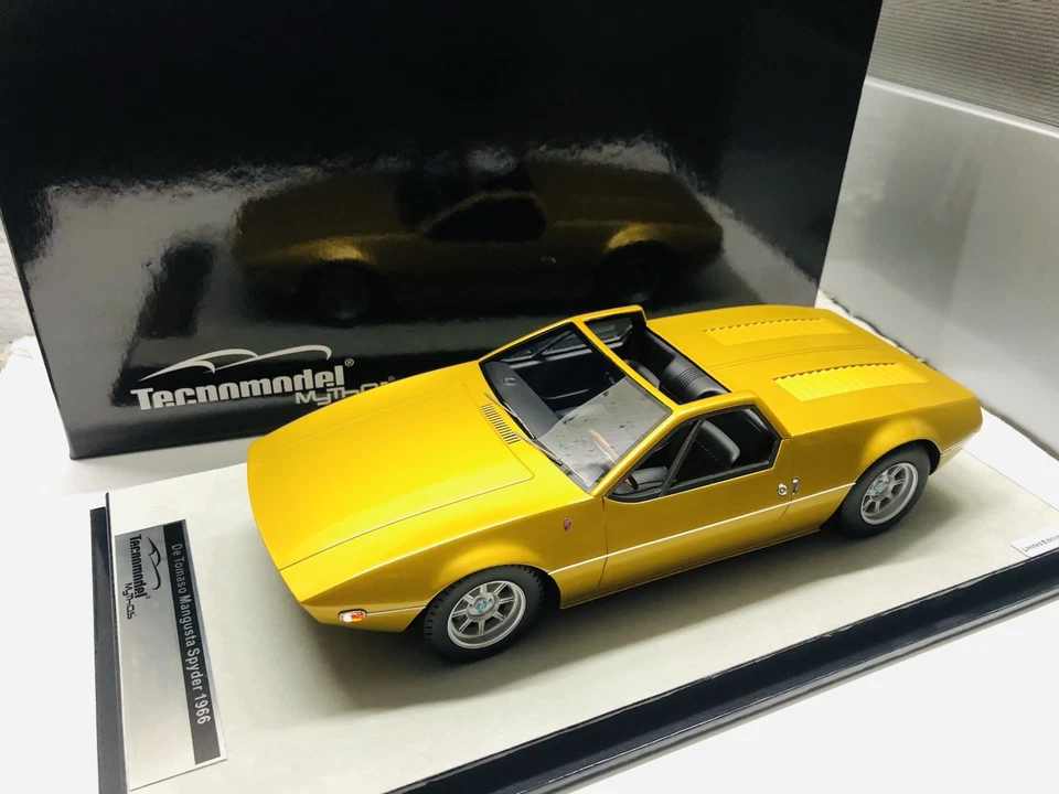 De Tomaso Mangusta Spyder 1966 Metallic Gold Tecnomodel 1/18 - Immagine 2 di 4