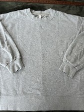 Lululemon Perfectly Oversized Crew Sweatshirt Gray Pullover Size 2