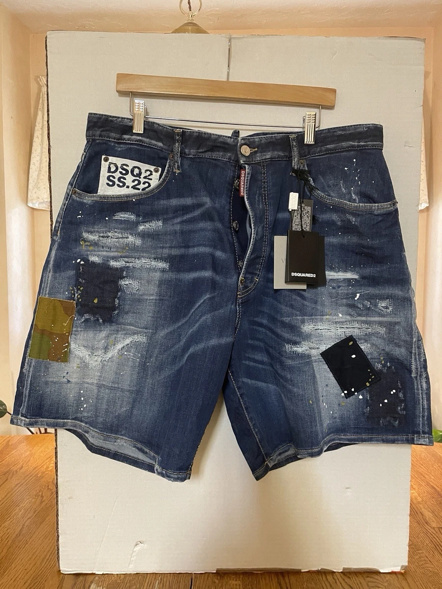 Dsquared2 Blue Denim Shorts for Men for sale | eBay