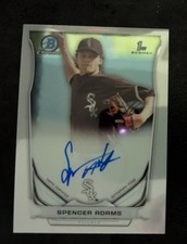 Spencer Adams 2014 Bowman Draft Chrome Draft Pick Autograph #BCA-SA  White Sox