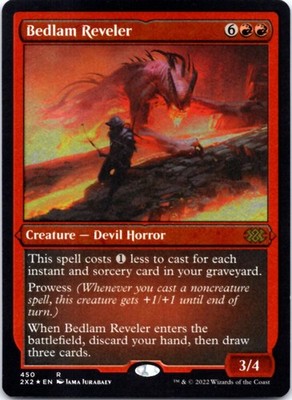 Bedlam Reveler (Foil Etched) Double Masters 2022, 450 NM
