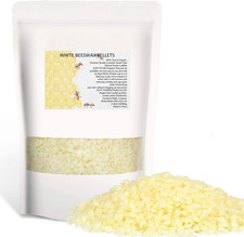 White Beeswax Pellets 2LB 100 Pure and Natural Triple Filtered for Skin, Face,