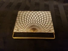 1950s Vintage Volupte Swinglok Sophisticase Palm Size Compact