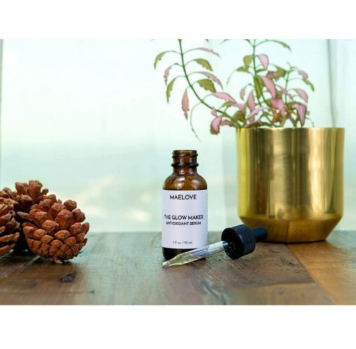 MAELOVE Moisturizing Face Serum with Vitamins C and E, Ferulic Acid and