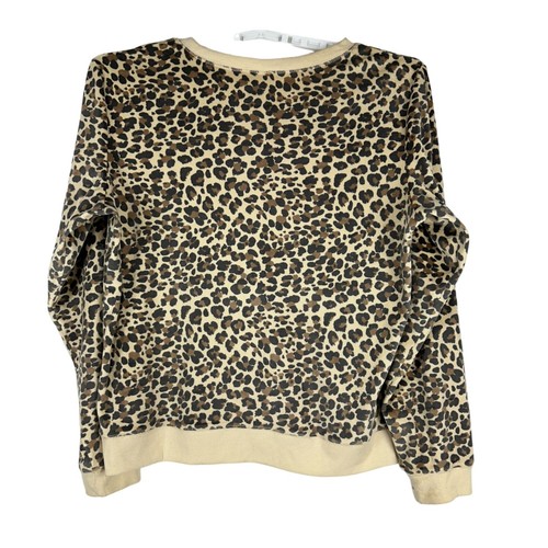 Honeydew Damen XL Leopardendruck Lounge Set Langarm Oberteil und Hose - Bild 2 von 9