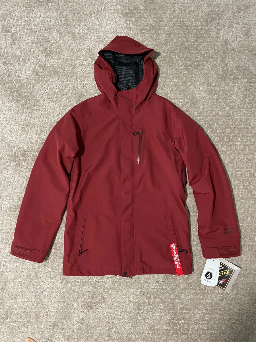 Volcom L GORE-TEX Jacket - Burnt Red - Men's Small