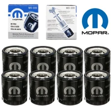 8 Pack Mopar Engine Oil Filter MO-339 For Jeep Chrysler Dodge Ram Oil Change