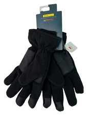 TEK GEAR Mens Ski Gloves Thinsulate Tech Compatible Size Small Medium Black NWT