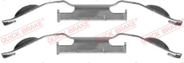 QUICK BRAKE 109-1221 Accessory Kit, disc brake pad for BMW,FORD,JAGUAR,LAND ROVE