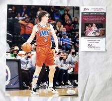 Oklahoma City Thunder Josh Giddey Signed 8x10 Photo JSA 4 COA