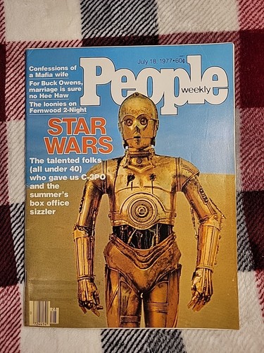 18 juillet 1977 People Magazine : Star Wars C-3PO couverture N.m/non lu/sans étiquette