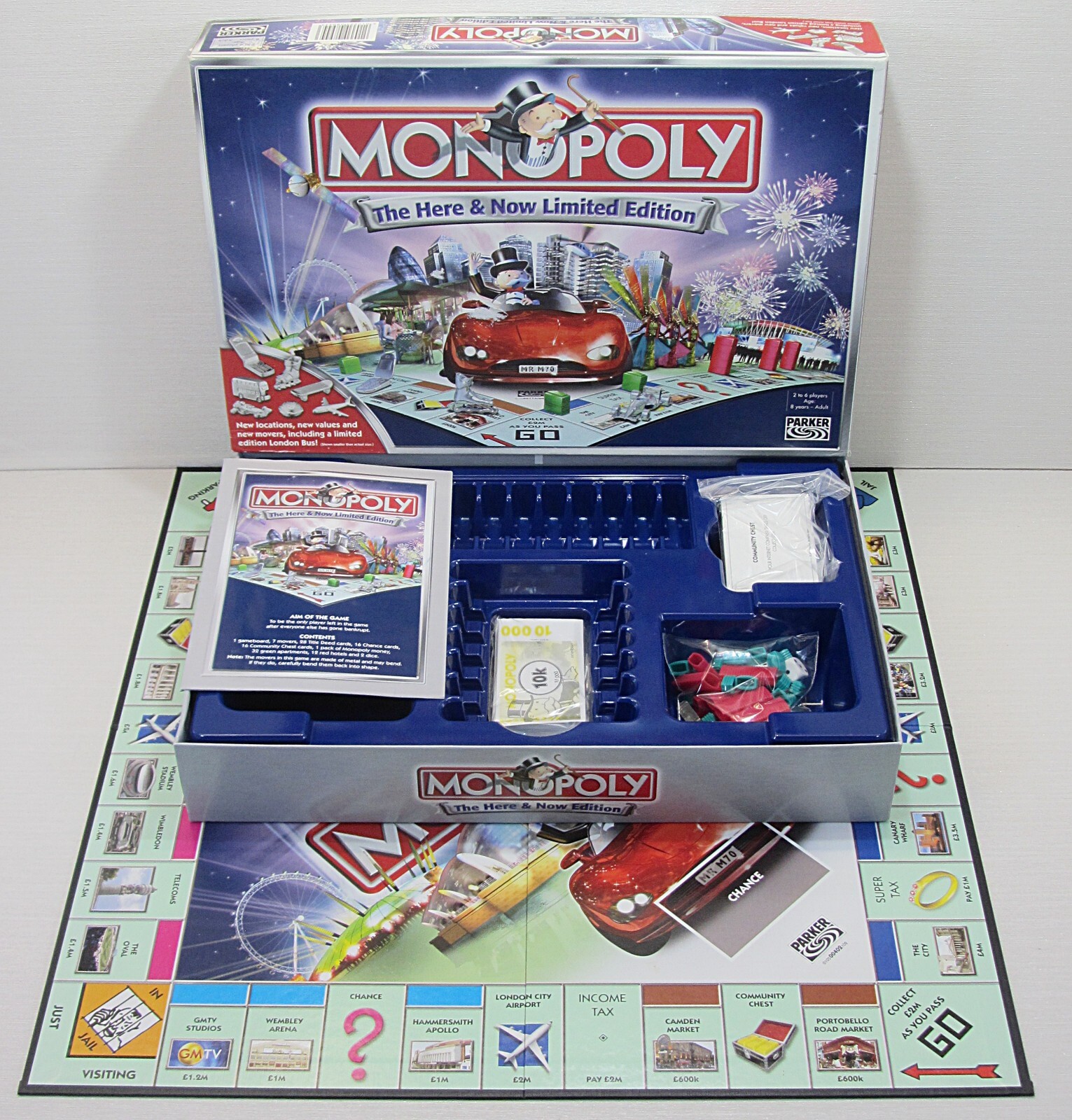 Monopoly The Here & Now Limited Edition Board Game Parker 2005
