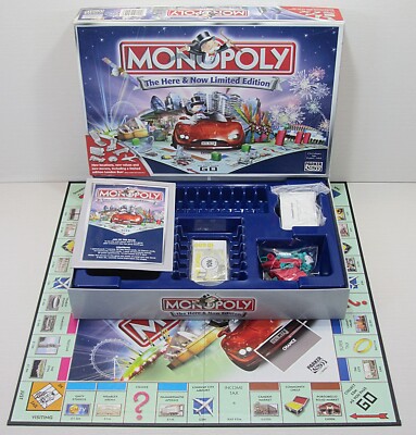 Monopoly Das Hier & Jetzt Limited Edition Brettspiel Parker 2005