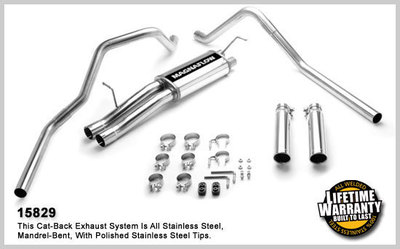 Magnaflow Cat-Back Exhaust System 2003-2007 GMC Sierra Crew 2500HD