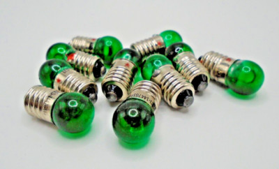 1447 LED CLEAR LED MODEL TRAIN BULB E10 SCREW 18 VOLT 1447 CLEAR LED