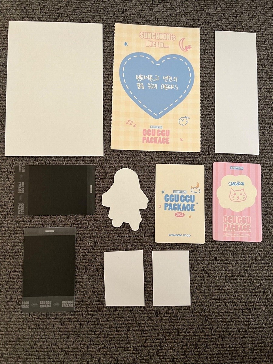 ENHYPEN Sunghoon 2023 GGU GGU Package Official photocard set | eBay