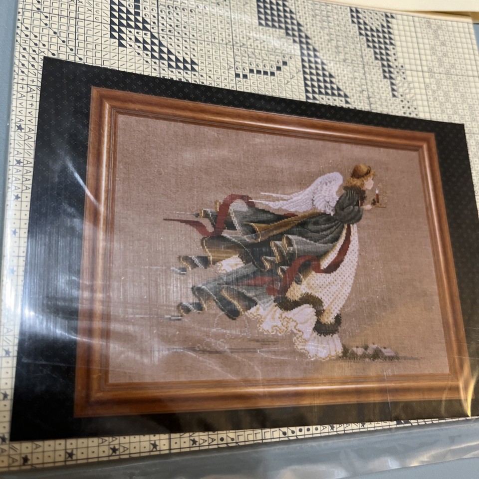 Lavender & Lace Victorian Cross Stitch Pattern The First “Angel Of ...