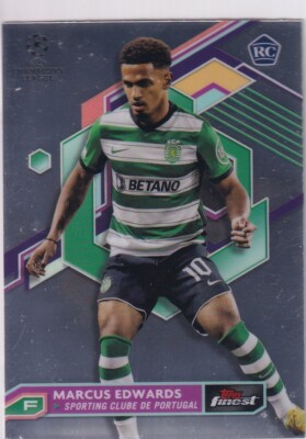 Topps Finest Champions League 2022-23 Nr. 74 Marcus Edwards Rookie Card RC