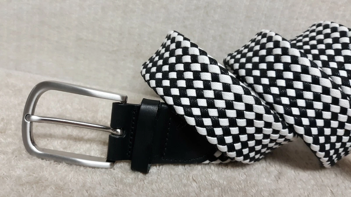 White woven cheap belt