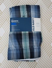 Old Navy Boys Printed Boxer Shorts Blue Multisize NWT