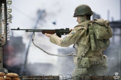 Crazy Figure LW013 1/12 WWII U.S. Rangers On D-Day Machine Gunner