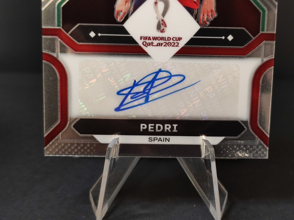 2022 Panini Prizm Fifa World Cup Signatures Autograph Spain Pedri
