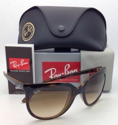 Ray Ban CATS 1000 RB4126 Sunglasses Frame Only No Lenses 710/51 Brown Tortoise Ray Ban CATS 1000 RB4126 Sunglasses Frame Only No Lenses 710  main image 2