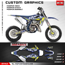Kungfu Graphics MX Full Custom Vinyl Stickers Decal Kit for TC 65 2016-2023