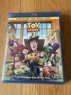 Disney Pixar Toy Story 3 Blu-ray & DVD 4 Disc Set Heavy Duty Case