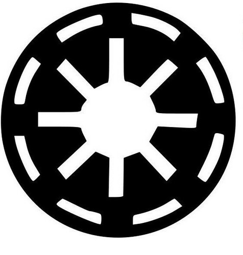 Galactic Republic Vinyl Decal Sticker Car Window Starwars Star Wars Logo Design - Bild 1 von 6
