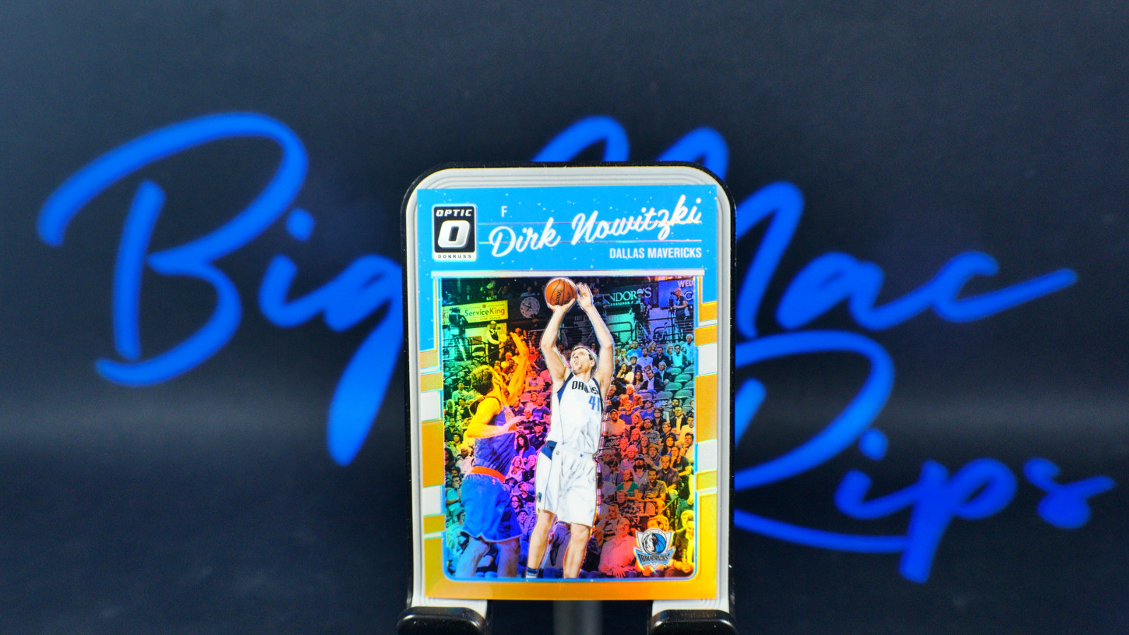 2016-17 Donruss Optic Dirk Nowitzki Orange Holo Prizm 63/199