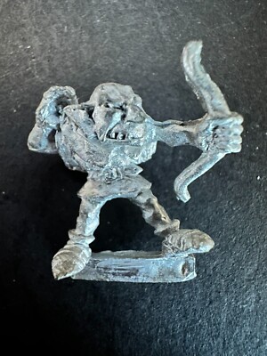  Vintage Games Workshop Warhammer Goblin Archer Orc Metal Rare OOP Oldhammer T