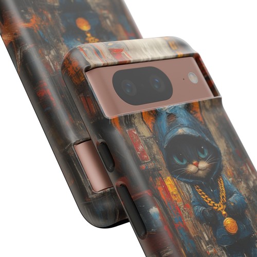 For iPhone | Samsung Galaxy | Pixel Phone Case - Cat Hoodie Big Kitty City - 第 244/246 張圖片