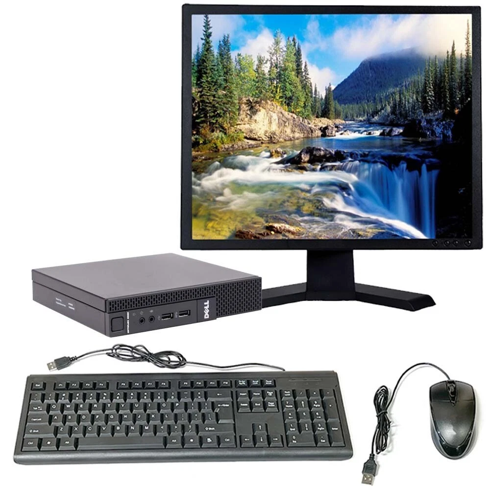 COMPLETE SYSTEM COMPUTER DESKTOP PC INTEL CORE i3 500GB HDD 8GB RAM 19''  TFT LCD