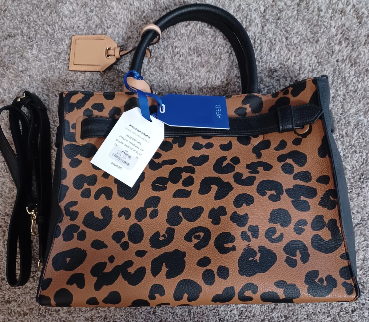 Kohl's | Bags | Kohls Worn Faux Leather Purse | Poshmark