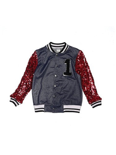 Weissman What I Won't Do 10551 Hip Hop Sequin Jacket Dance Costume Size IC 7/8