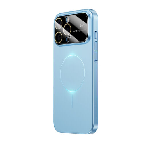 Cubierta trasera rígida delgada protección lente completa magnética para iPhone 16 Pro Max 15 14 - Imagen 12 de 16