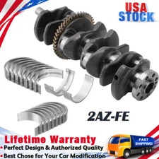 Crankshaft 13401-28030 & Main Rod Bearings For 2005-2010 Scion tC 2AZ-FE Engine